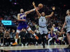 Dillon Brooks dan Devin Booker digabungkan untuk 49 poin, Suns menang ketiga berturut-turut