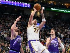 Luka Doncic menyumbang kemenangan keempat berturut-turut Lakers atas Jazz